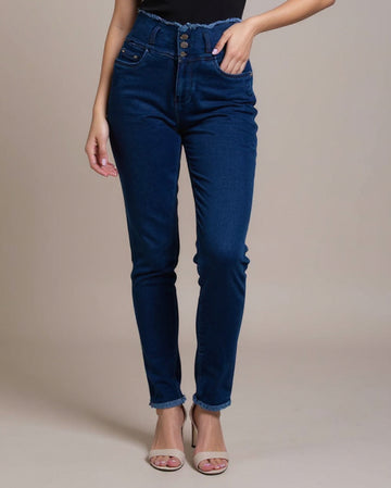 Women's High-Rise Skinny Jeans - Blue