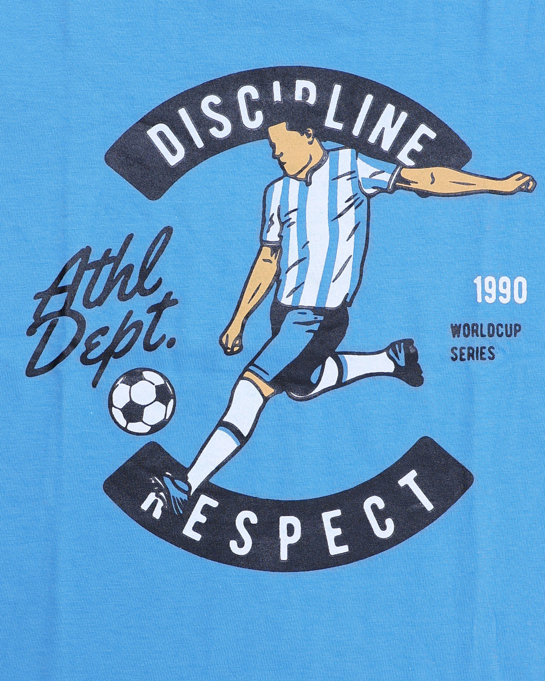 Boys Festive Stylish Printed T- Shirt - Blue