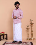 mens-full-sleeve-shirt-and-traditional-dhoti-set-with-woven-border-pink-four