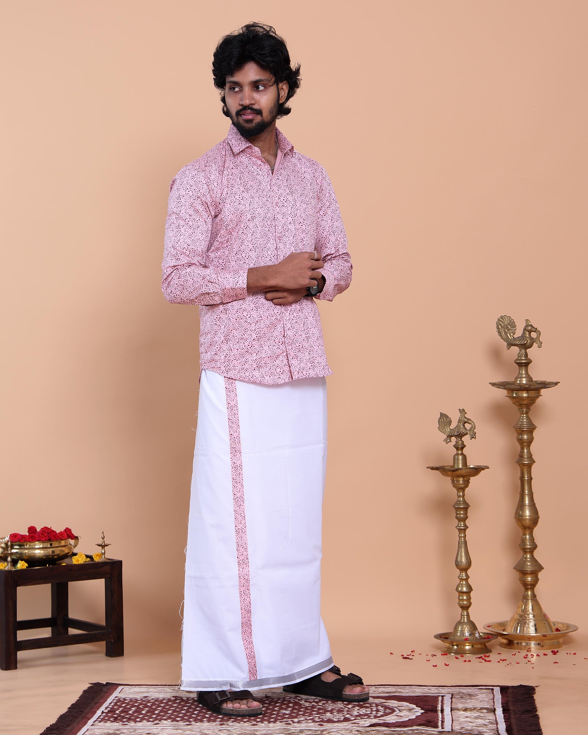 mens-full-sleeve-shirt-and-traditional-dhoti-set-with-woven-border-pink-seven