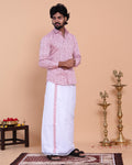 mens-full-sleeve-shirt-and-traditional-dhoti-set-with-woven-border-pink-six