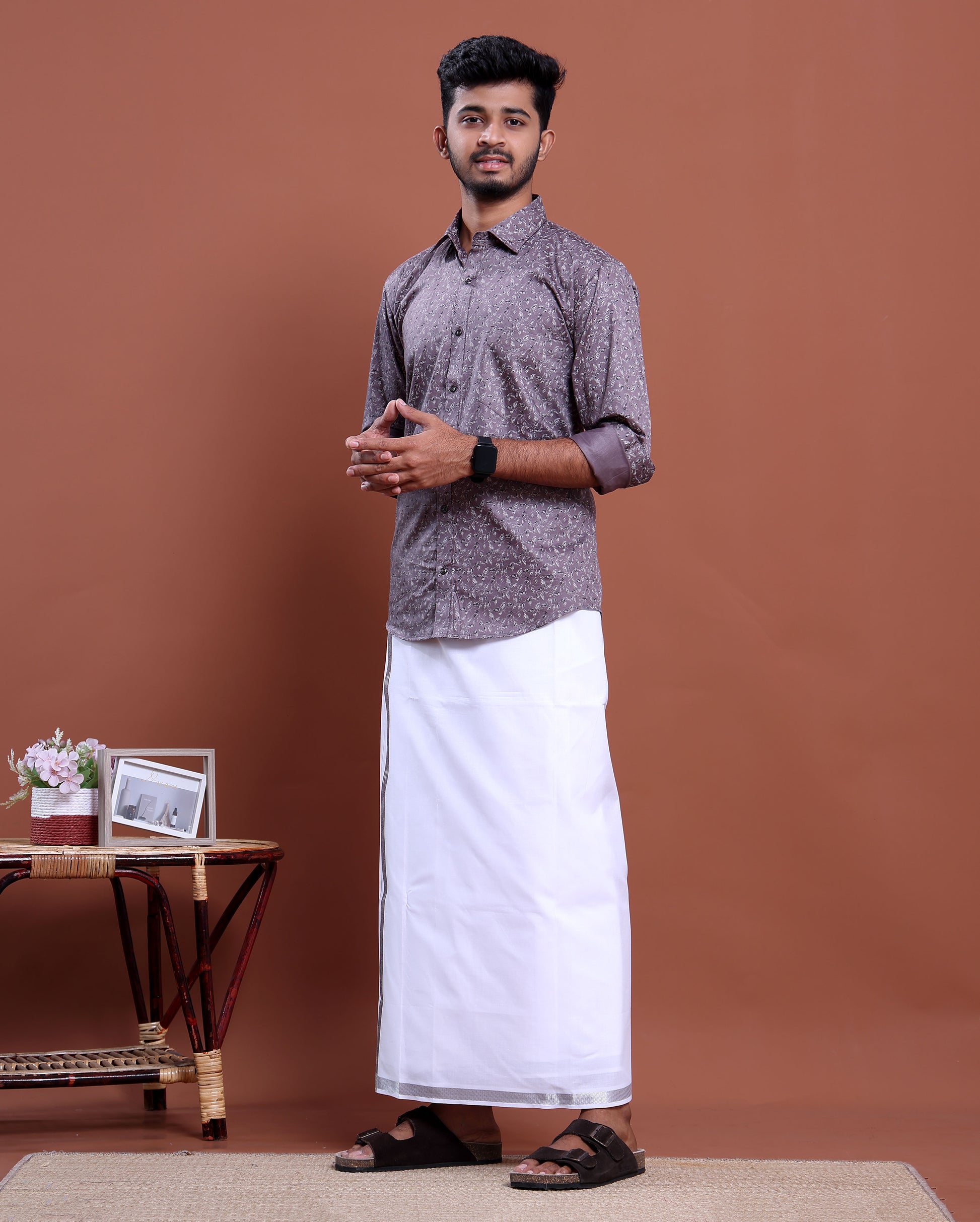mens-printed-full-sleeve-shirt-and-traditional-dhoti-set-with-designer-border-purple-four