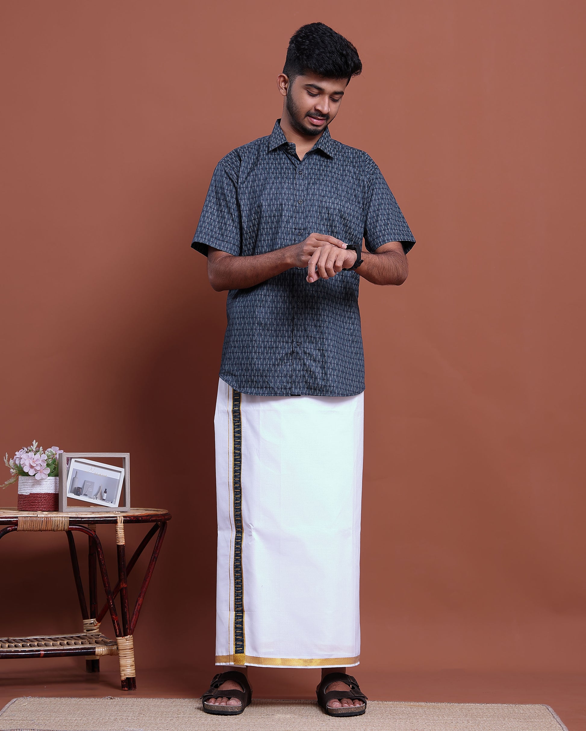 mens-printed-half-sleeve-shirt-and-traditional-dhoti-set-with-designer-border-blue-six