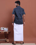 mens-printed-half-sleeve-shirt-and-traditional-dhoti-set-with-designer-border-navy-blue-five