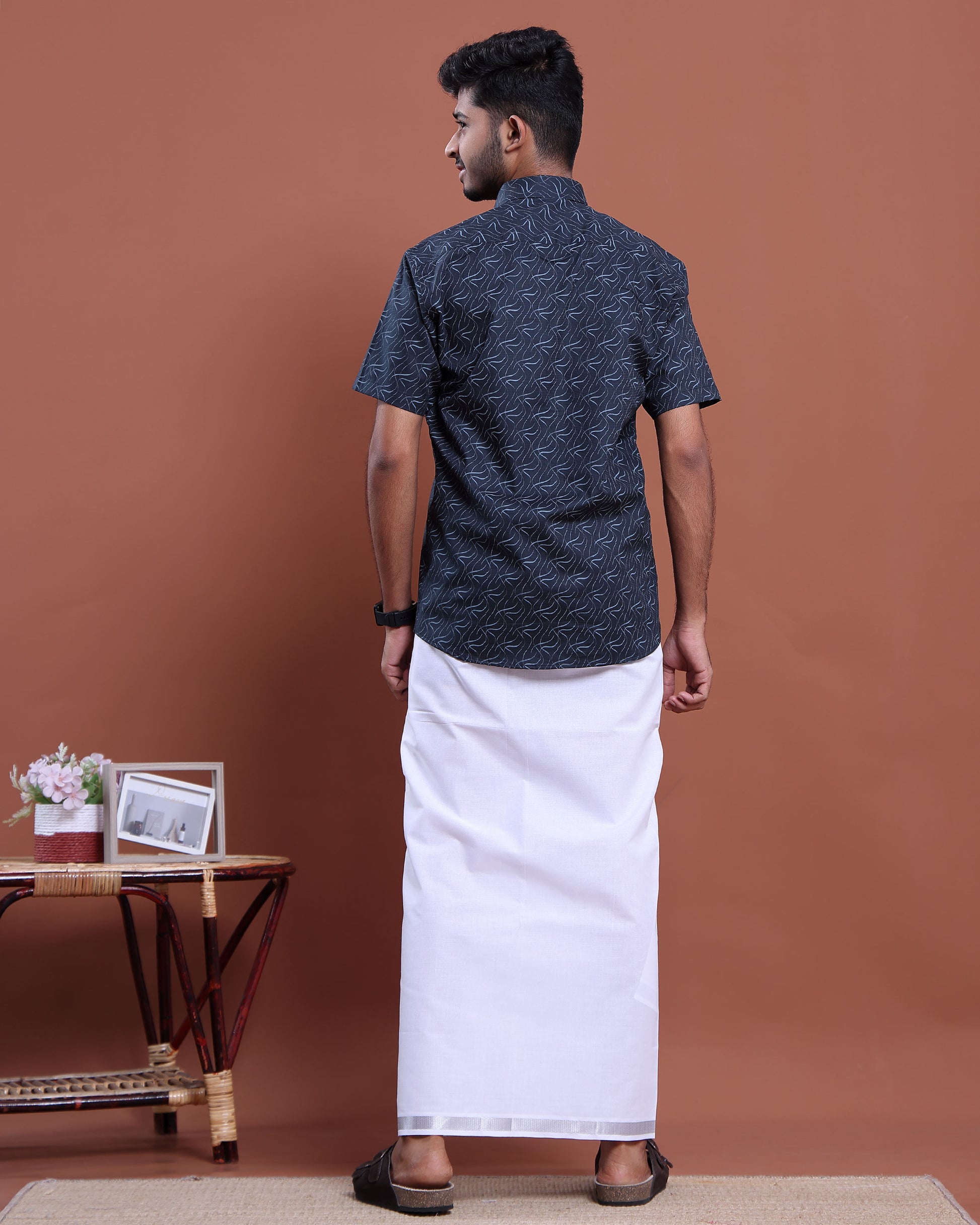 mens-printed-half-sleeve-shirt-and-traditional-dhoti-set-with-designer-border-navy-blue-four