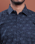mens-printed-half-sleeve-shirt-and-traditional-dhoti-set-with-designer-border-navy-blue-four
