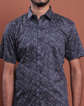 mens-printed-half-sleeve-shirt-and-traditional-dhoti-set-with-designer-border-navy-blue-one