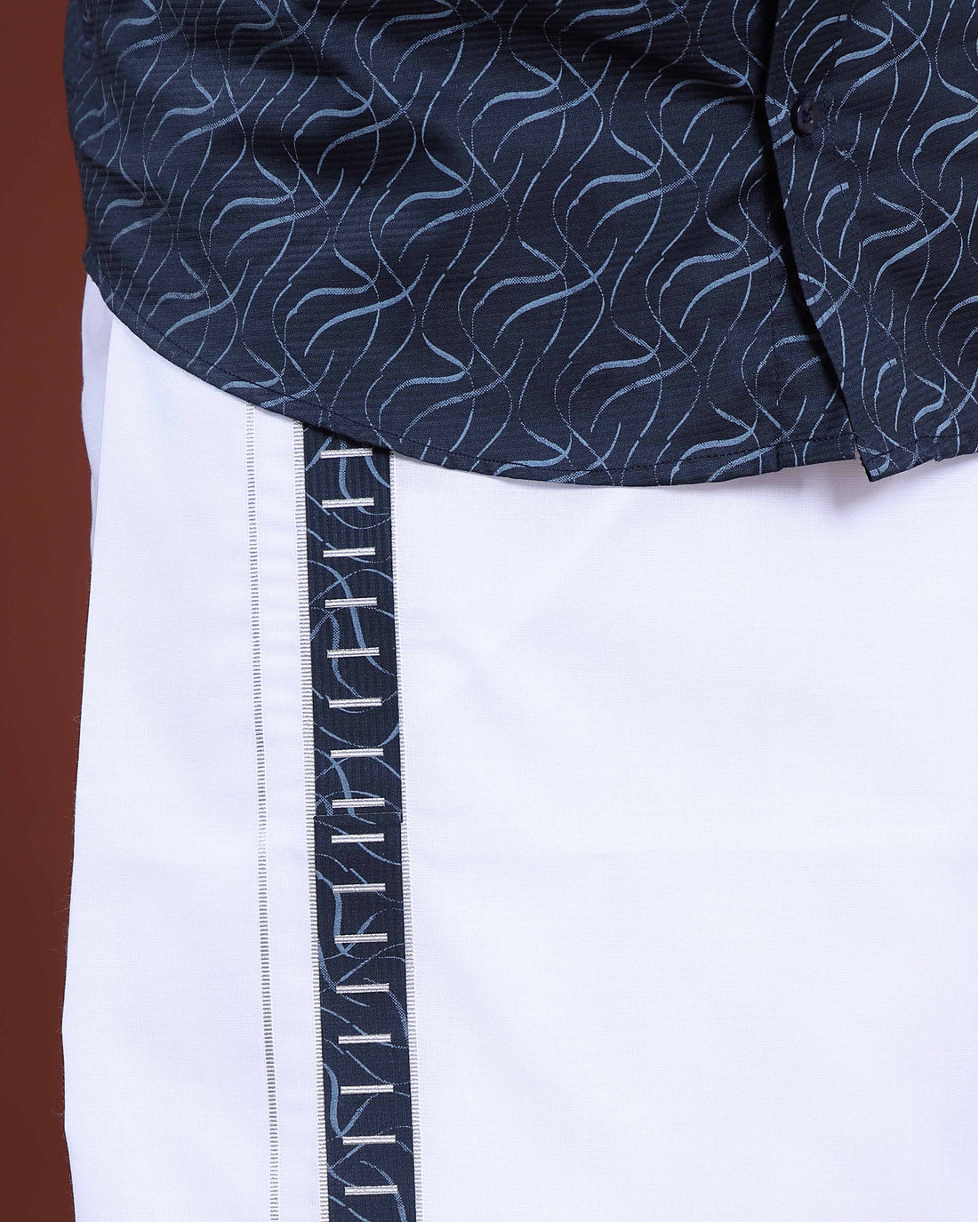 mens-printed-half-sleeve-shirt-and-traditional-dhoti-set-with-designer-border-navy-blue-six