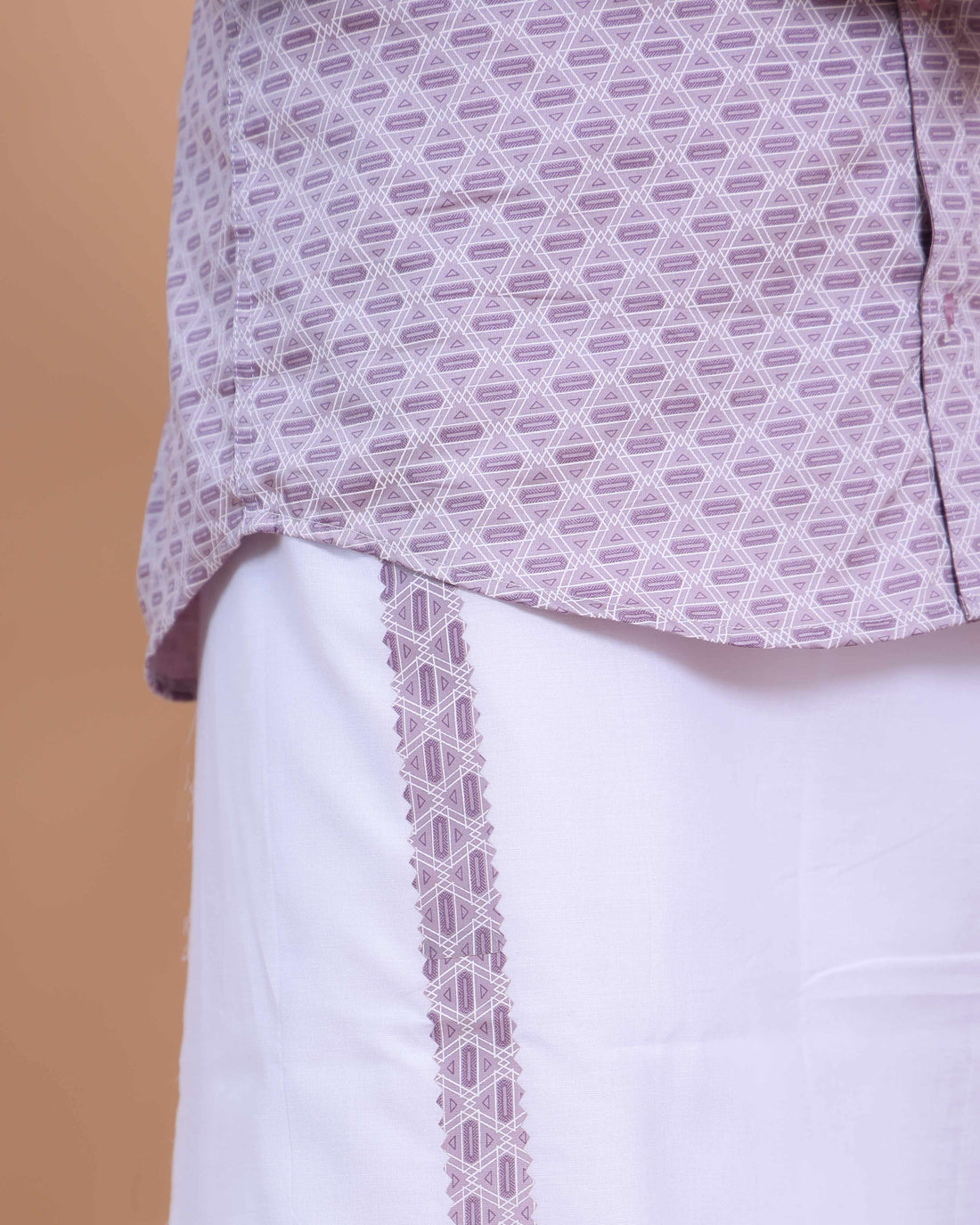 mens-printed-shirt-and-traditional-dhoti-set-with-elegant-zari-border-lavender-one