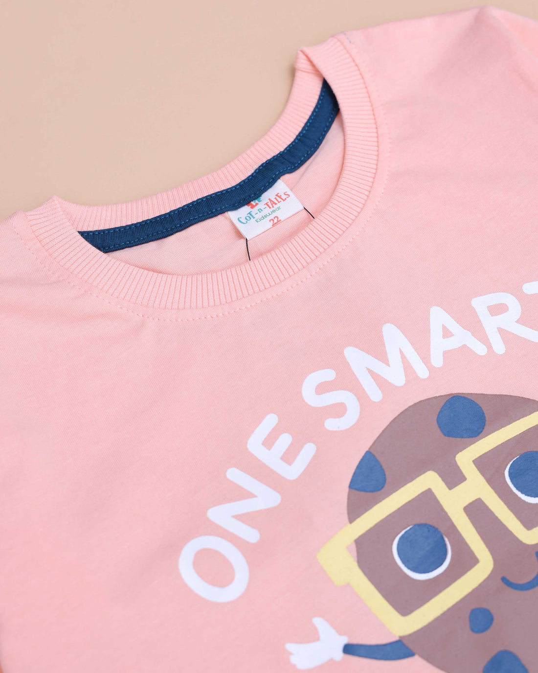 Boys' Casual Printed T-shirt and Shorts Set - Pink & Blue