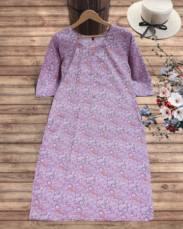 Purple colour Top & palazzo set