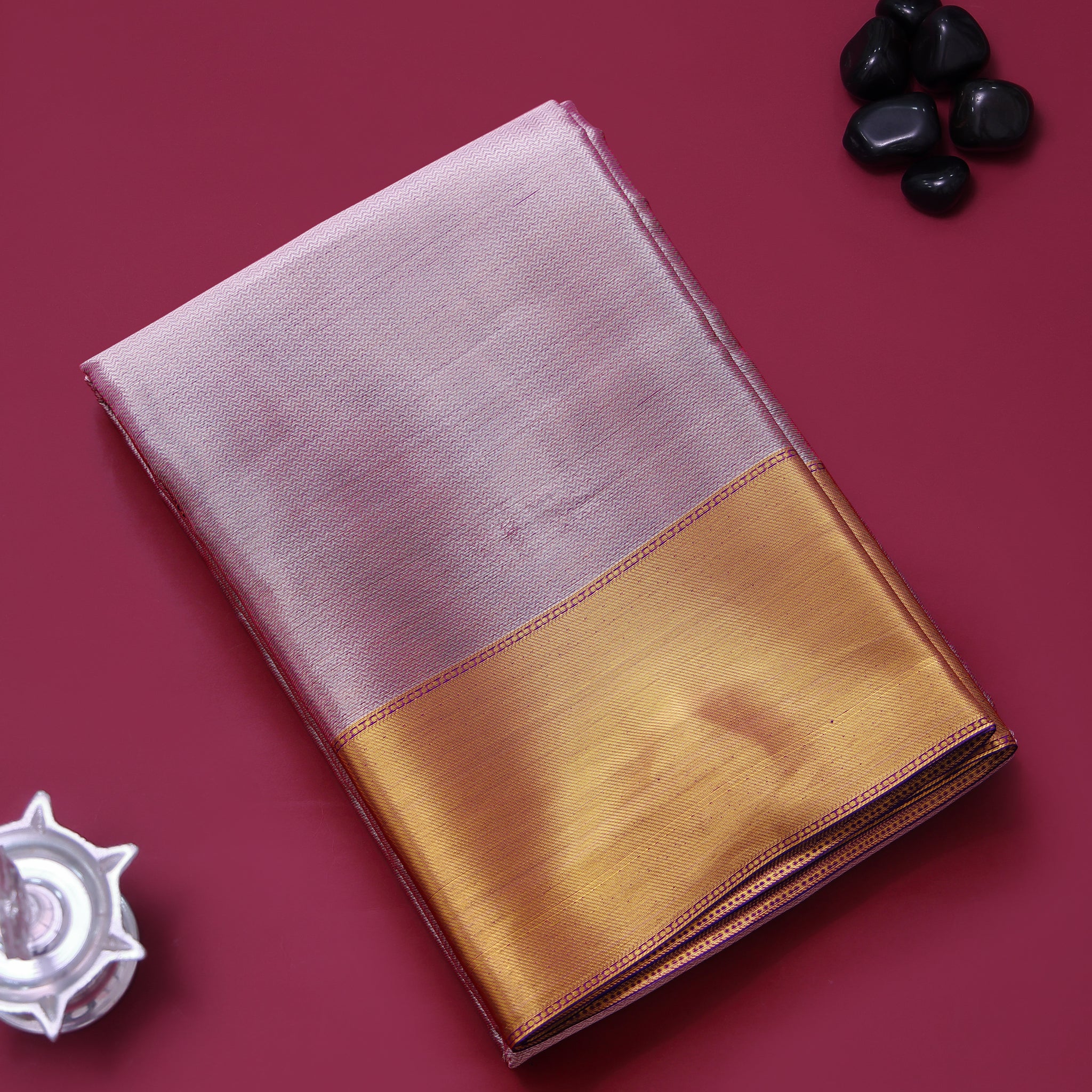 Purple Color Tissue Saree