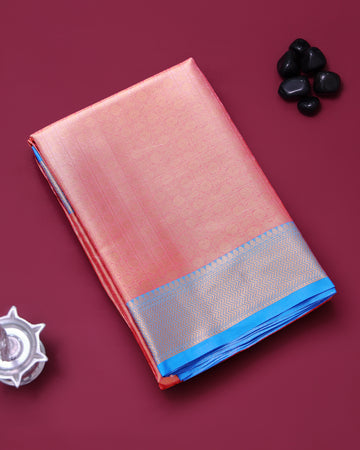 Pink Color Tissue Saree