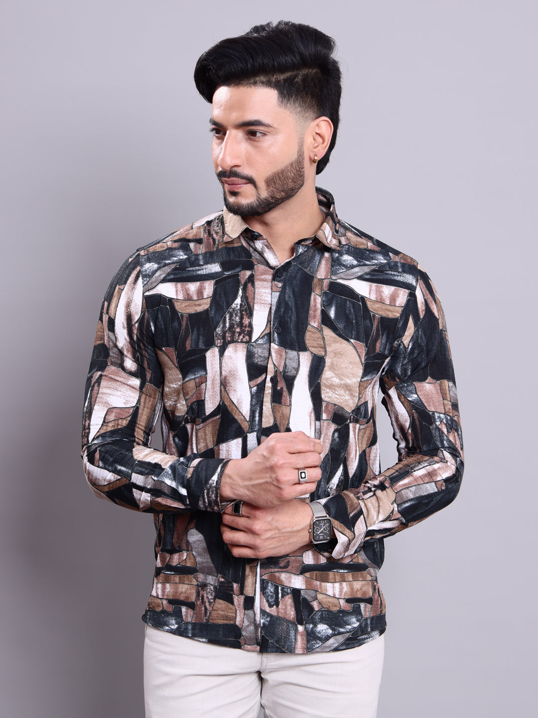Nativebull Multi Colour Casual Shirt