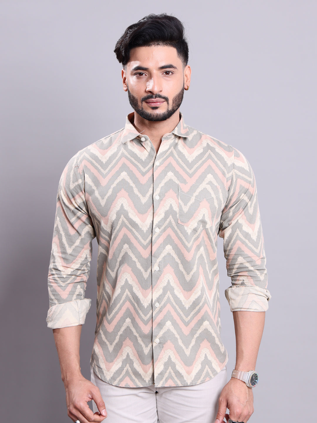 Rocx Multi Colour Casual Shirt