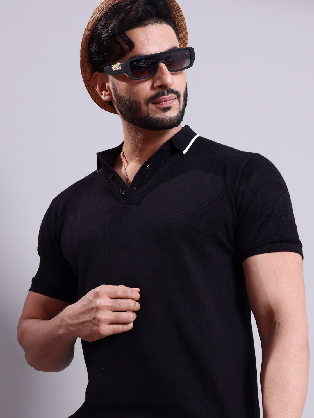 Nativebull Black Colour T-shirt