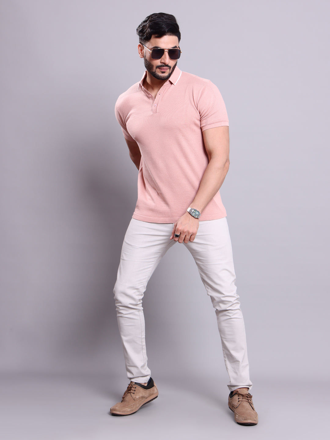 Nativebull Pink Colour T-shirt