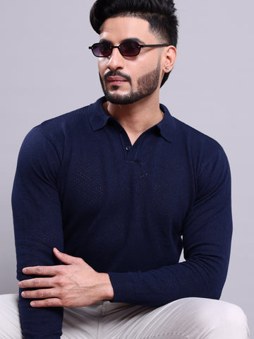 Nativebull Navy Blue Colour T-shirt