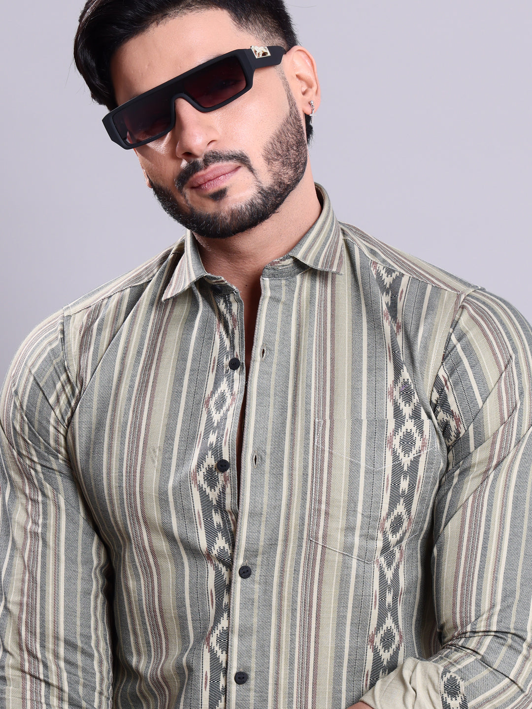 Rocx Multi Colour Casual Shirt