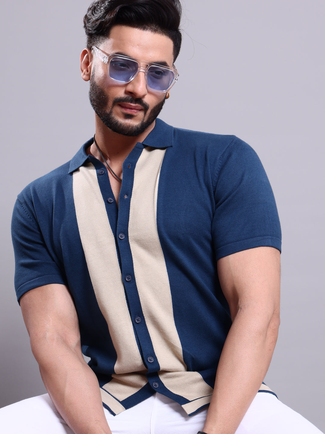 Nativebull Blue Colour T-shirt
