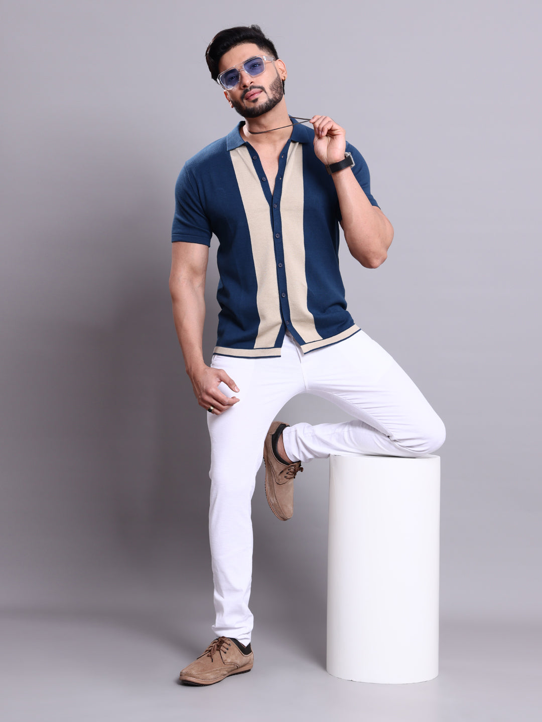 Nativebull Blue Colour T-shirt