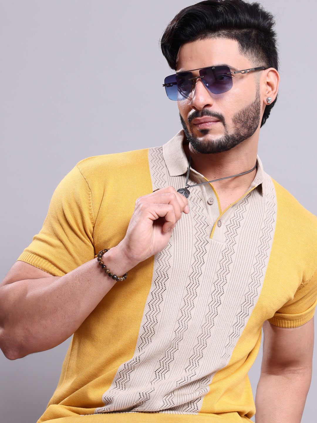 Nativebull Yellow Colour T-shirt