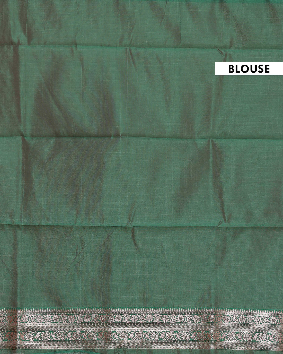 Floral Woven Rainbow Cotton Saree with Subtle Zari Accents - Pink