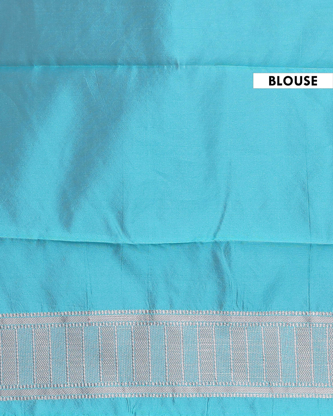 Woven Rainbow Cotton Saree with Subtle Zari Accents - Pink