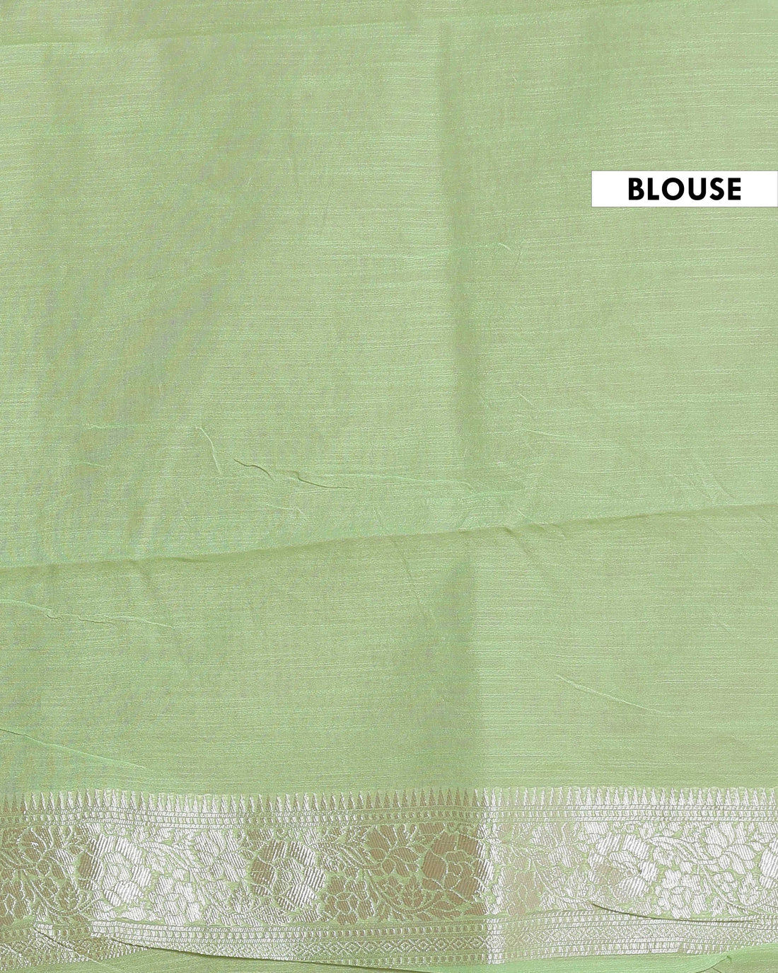 Traditional Woven Rainbow Cotton Saree with Subtle Zari Accents - Green