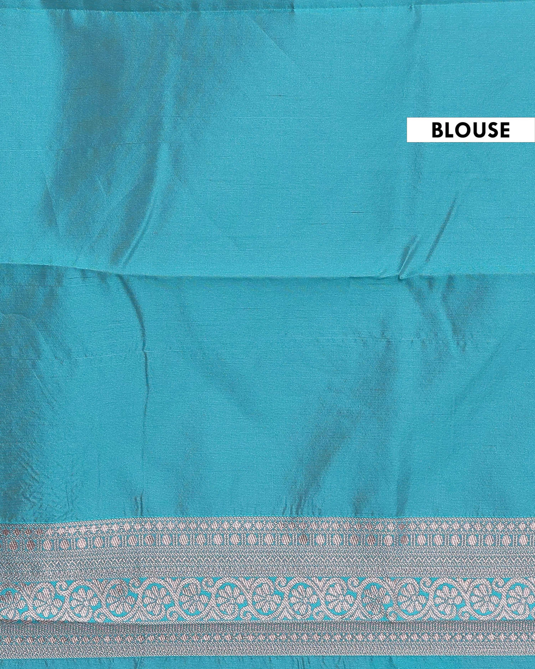 Floral Woven Rainbow Cotton Saree with Subtle Zari Accents - Pink