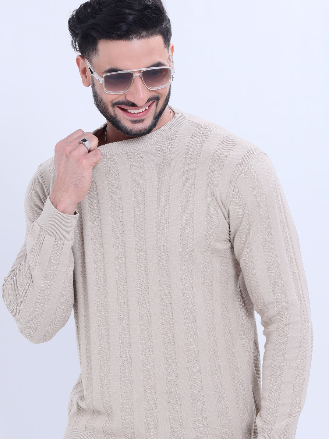 Nativebull Beige Colour T-Shirt