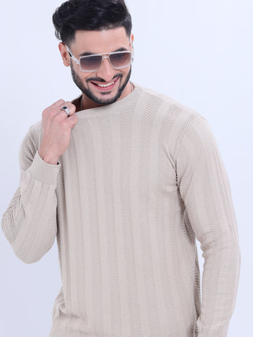 Nativebull Beige Colour T-Shirt