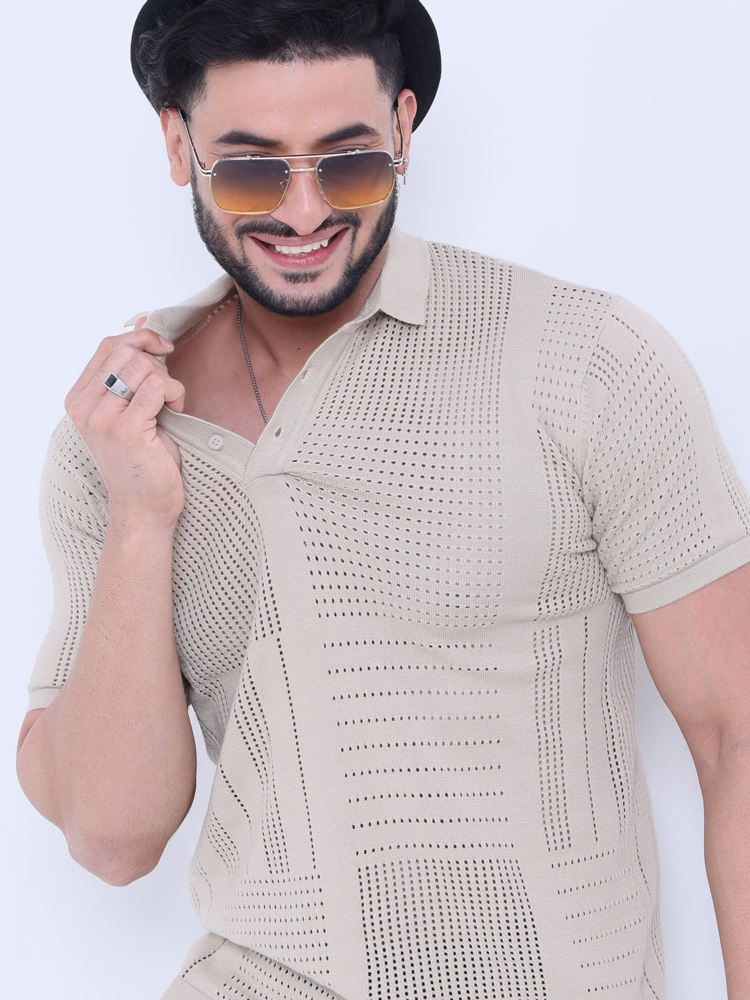 Nativebull Beige Colour Tshirt