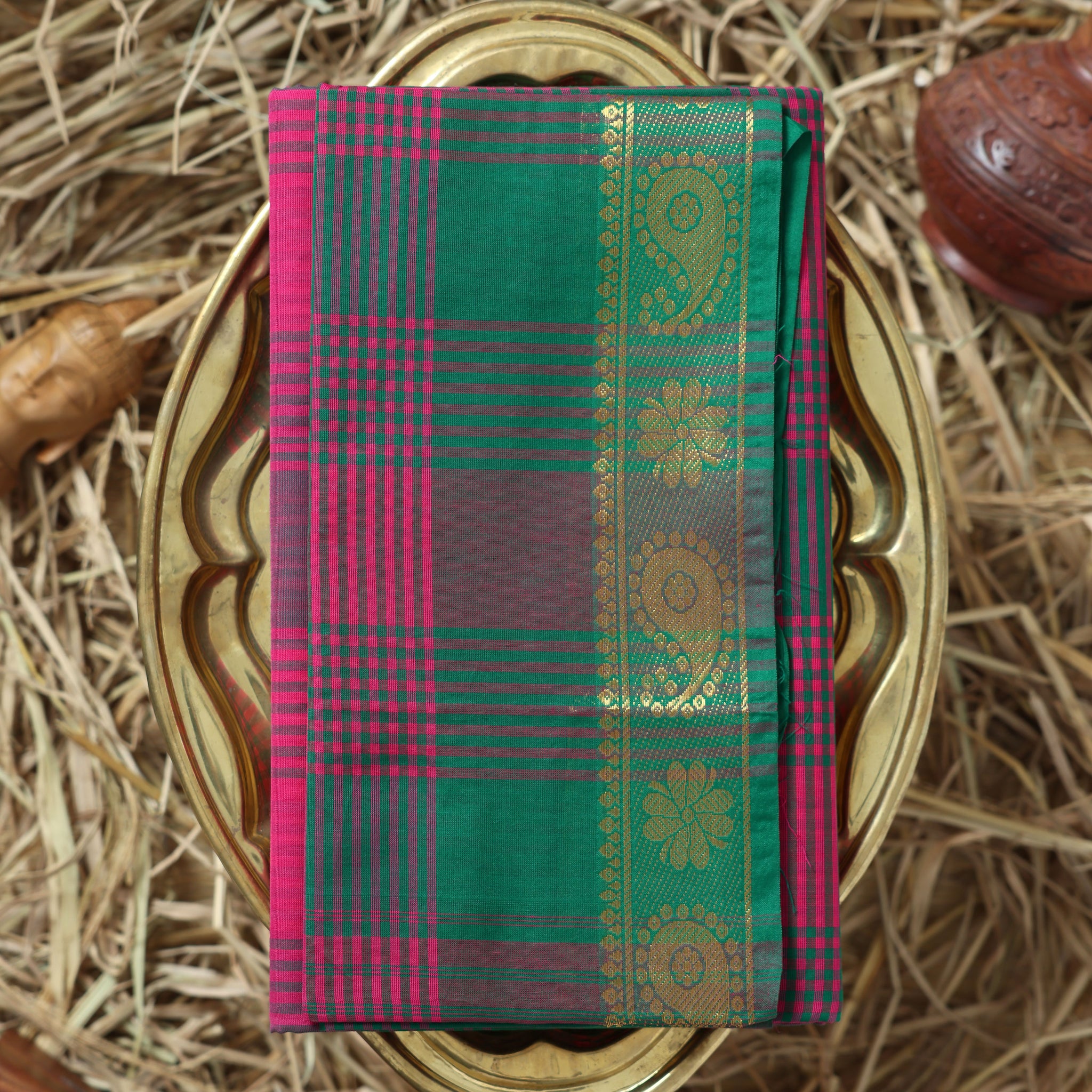 Multi Color Handloom Saree