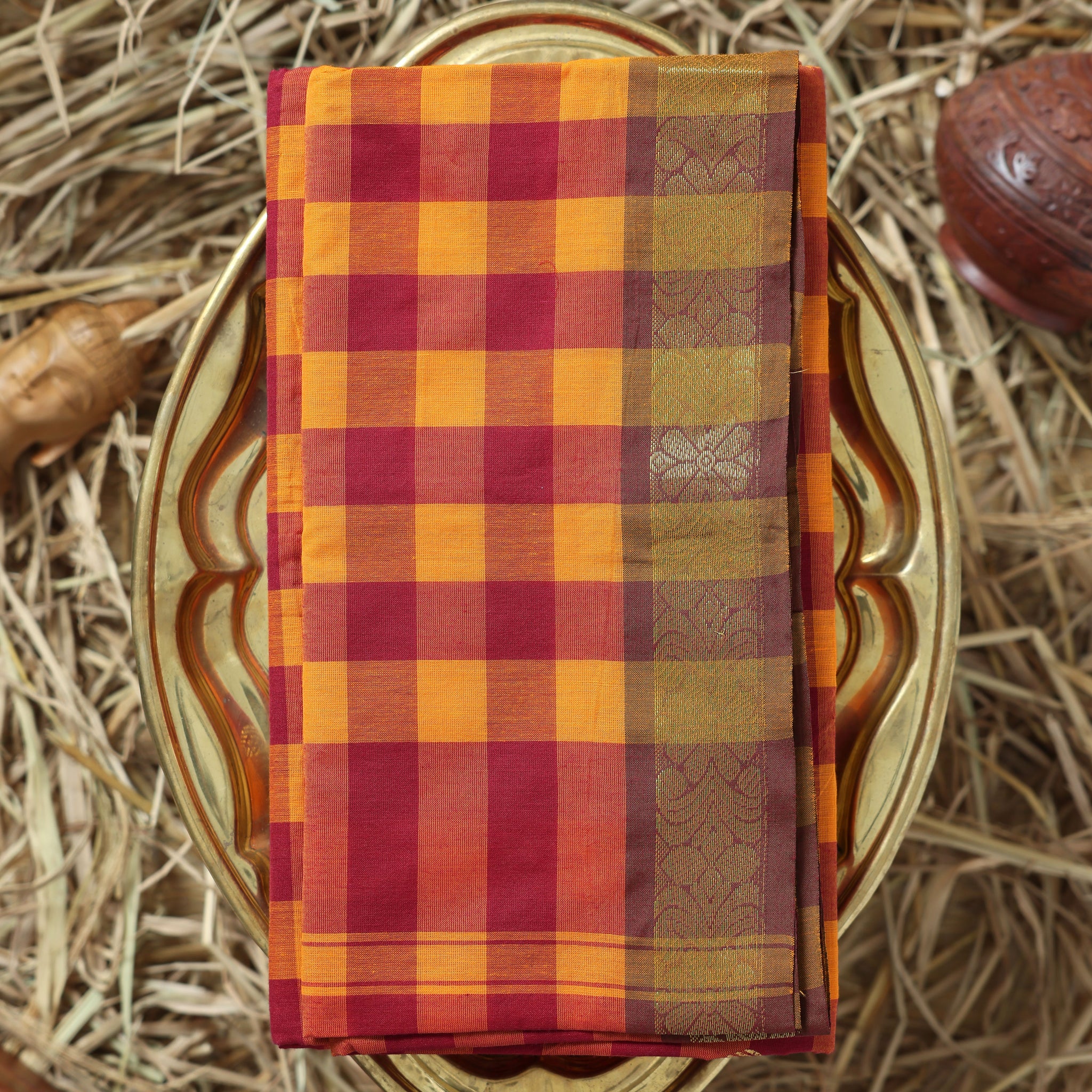 Multi Color Handloom Saree