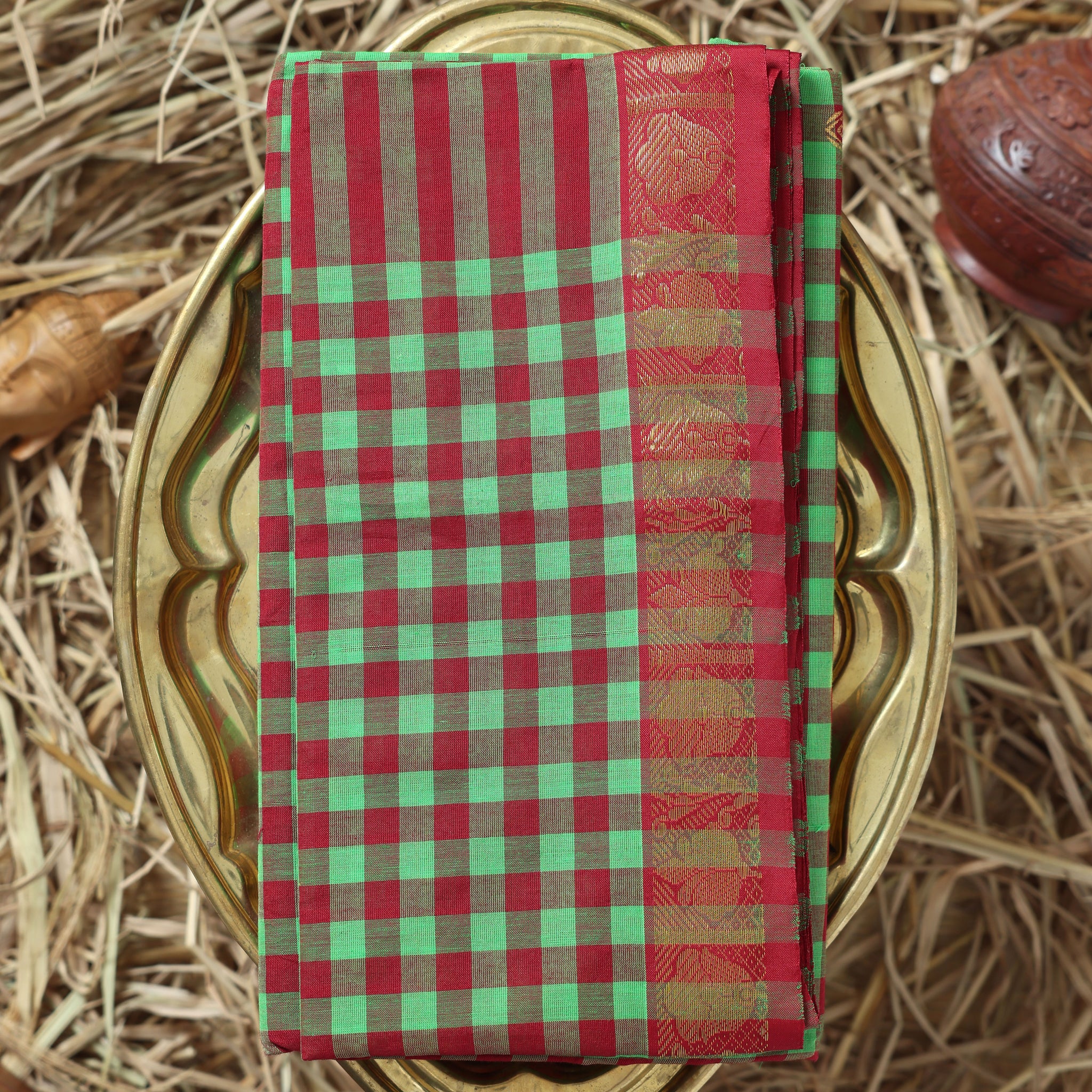 Multi Color Handloom Saree