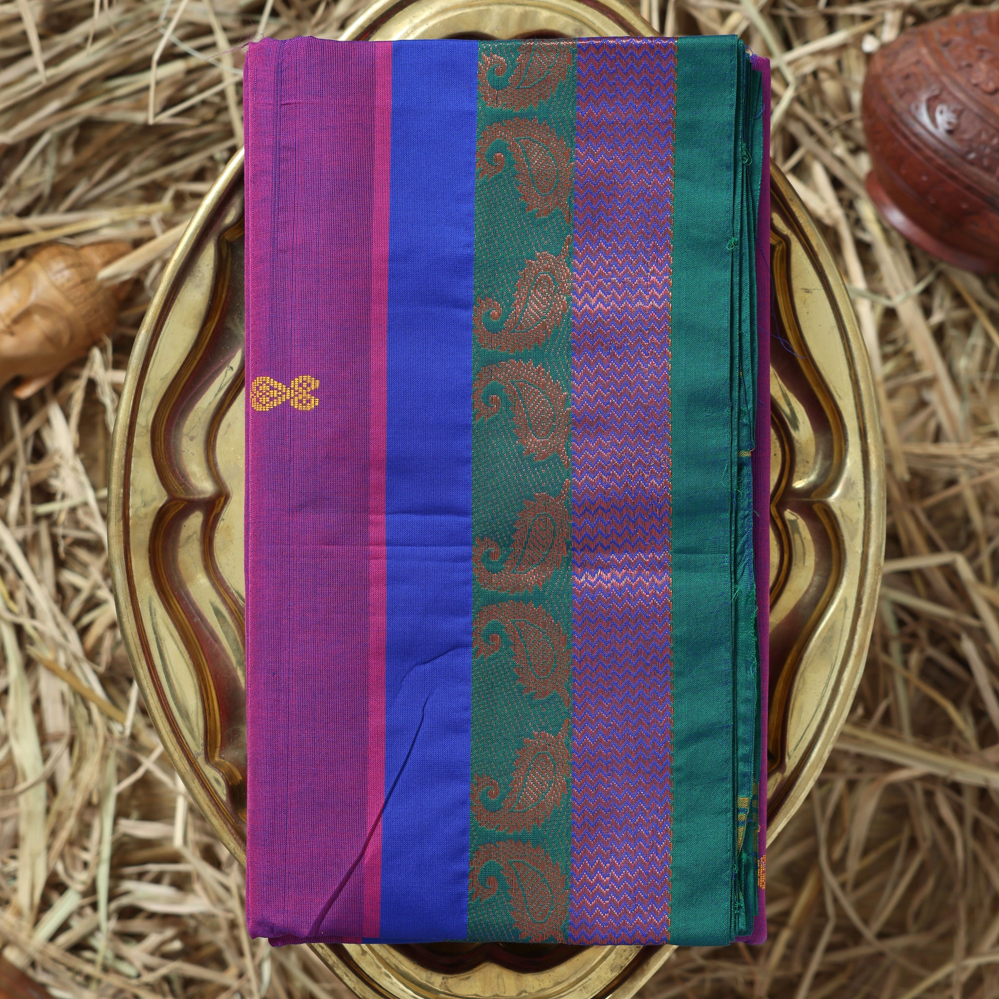 Purple Color Handloom Saree