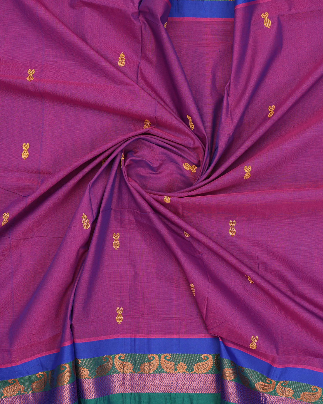 Purple Color Handloom Saree