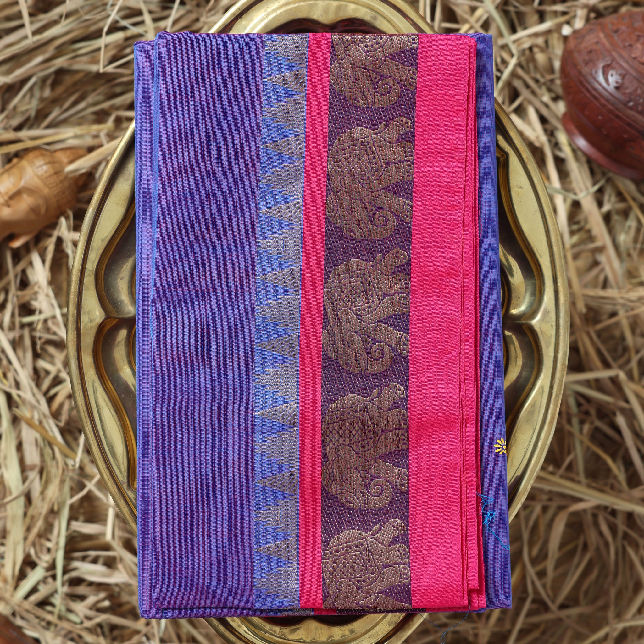 Lavender Color Handloom Saree