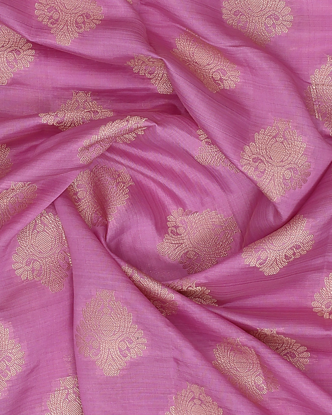 Pink Color Tussar Silk Saree