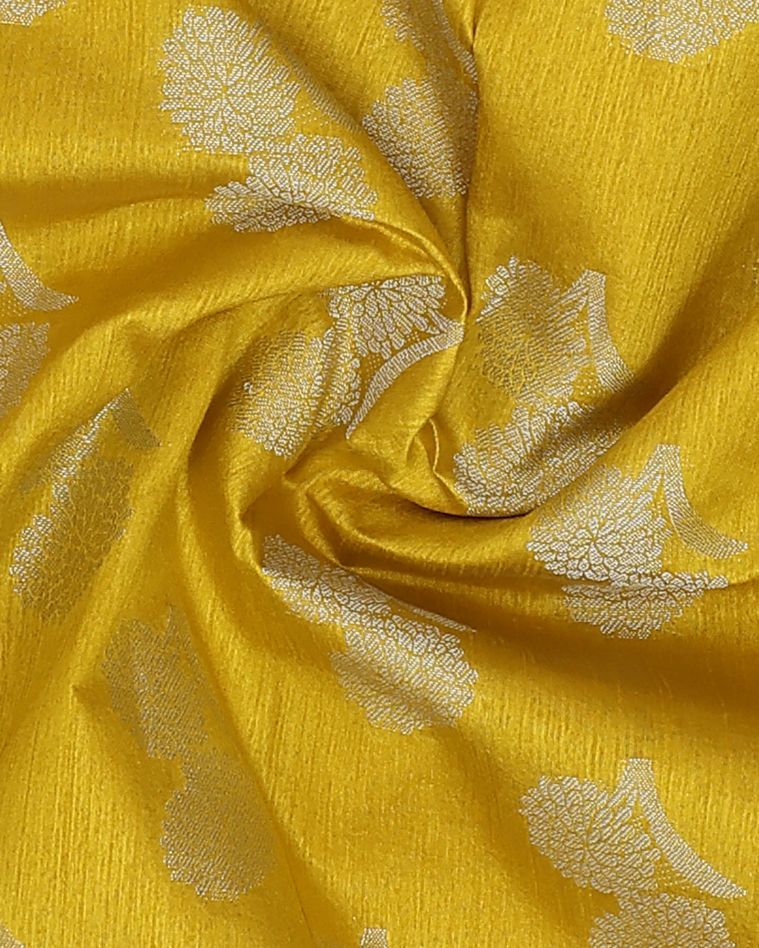 Yellow Color Tussar Silk Saree