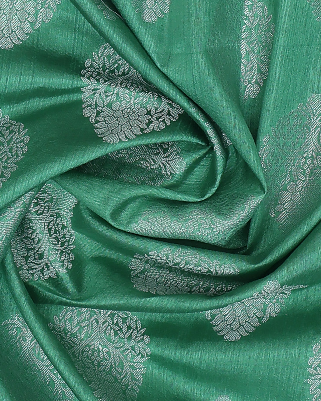 Green Color Tussar Silk Saree