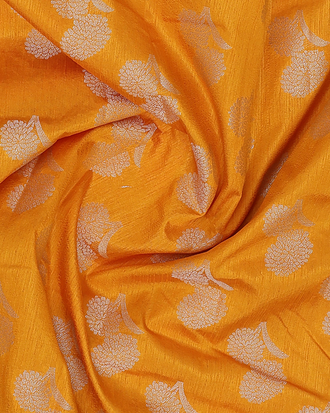 Yellow Color Tussar Silk Saree