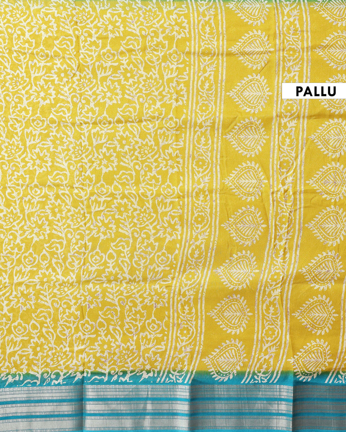 Classic Dola Silk Saree with Ethnic Bandhani-Inspired Motifs and Contrast Zari Border - Yellow