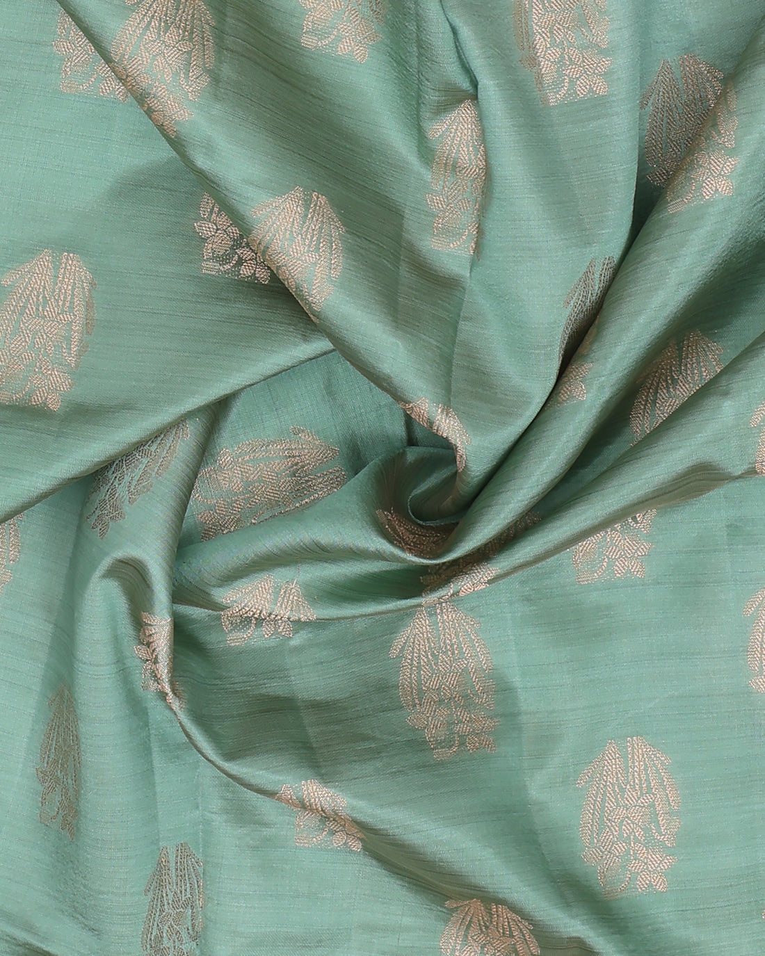 Green Color Tussar Silk Saree