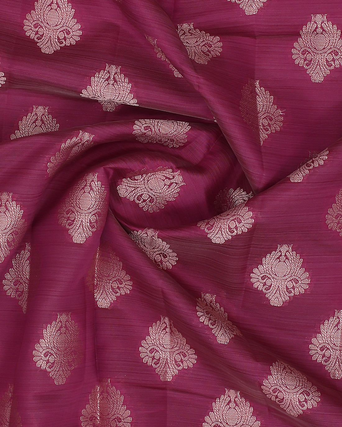 Maroon Color Tussar Silk Saree