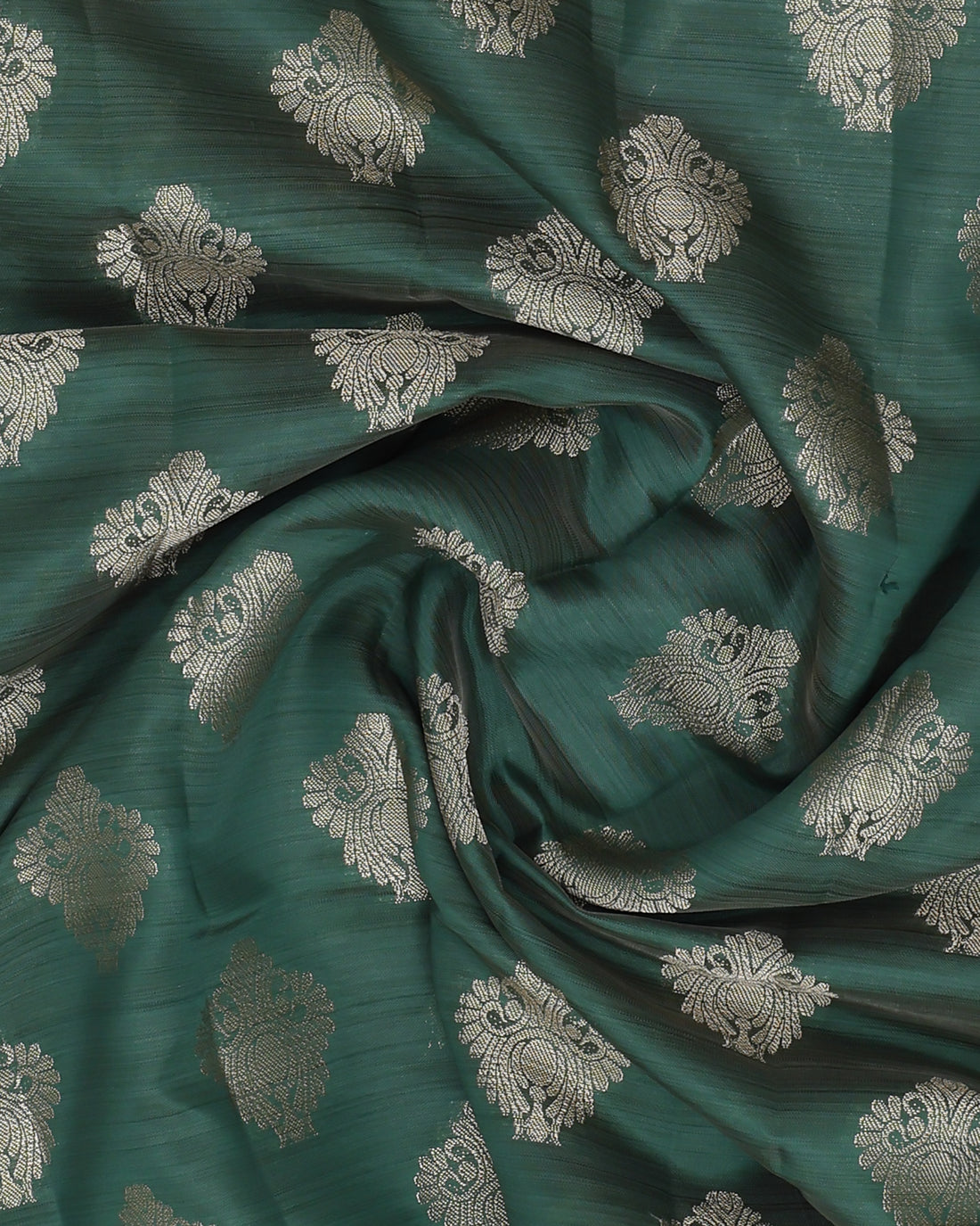 Green Color Tussar Silk Saree