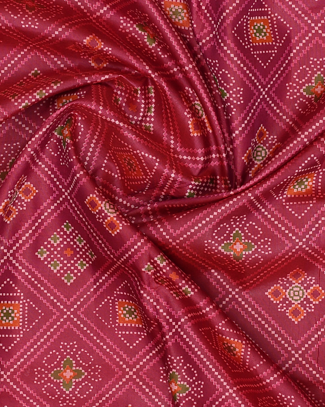 Pink Color Tussar Silk Saree
