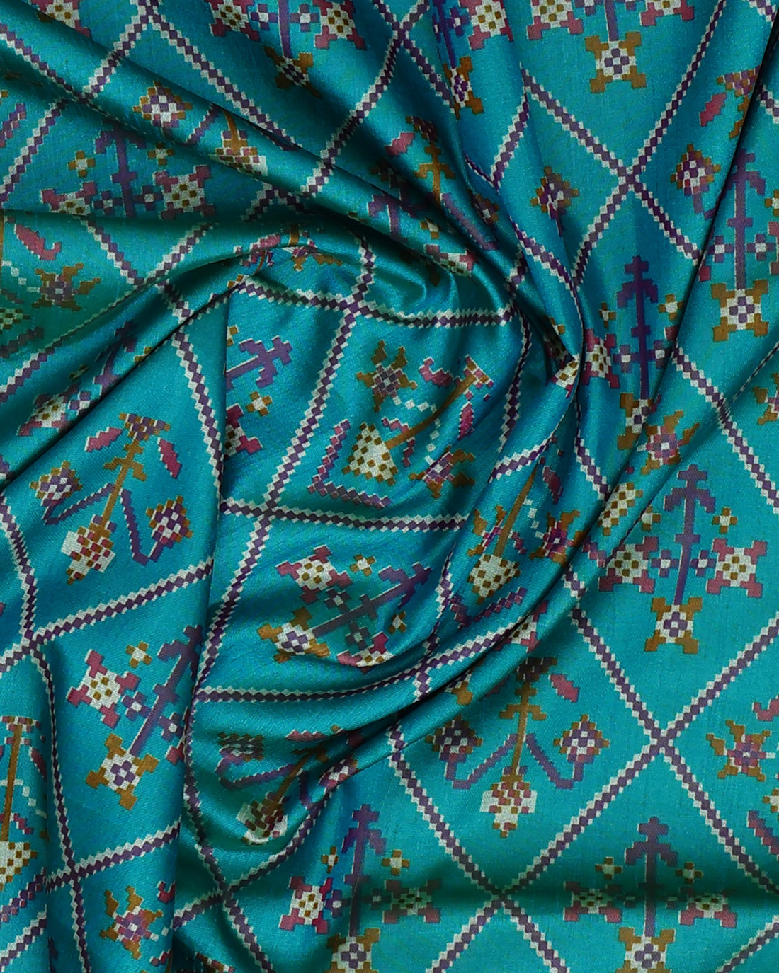 Green Color Tussar Silk Saree