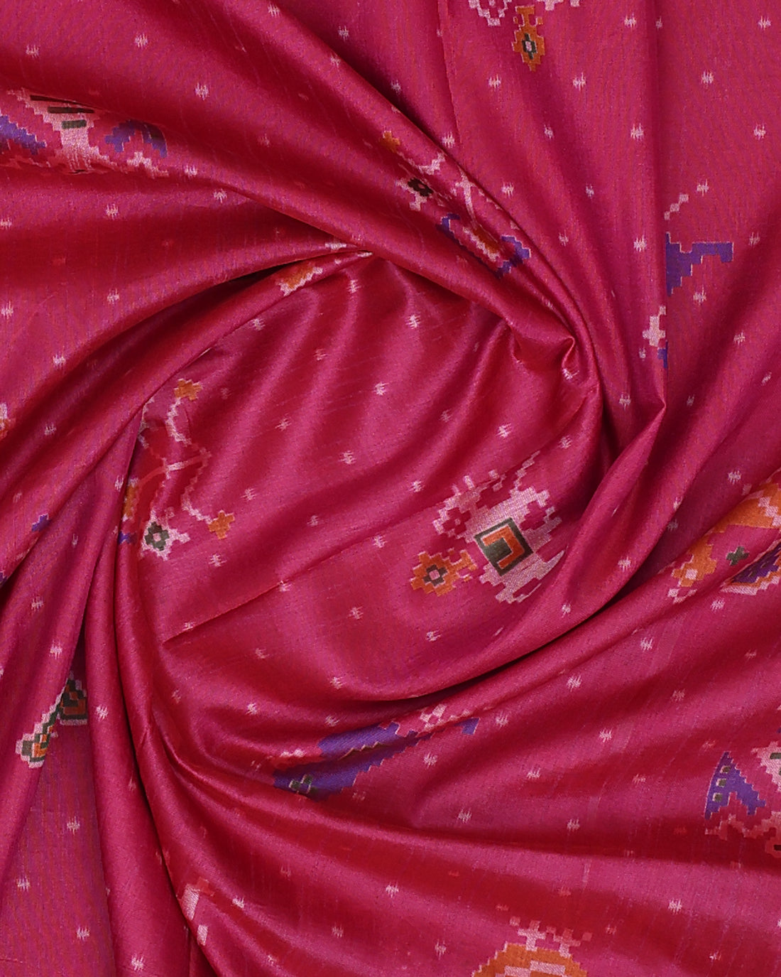 Pink Color Tussar Silk Saree